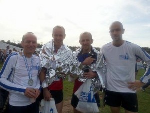 The boys after Chester Marathon