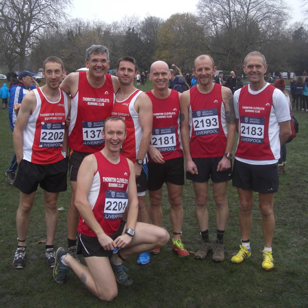 TCRC Men at Liverpool Cross Country